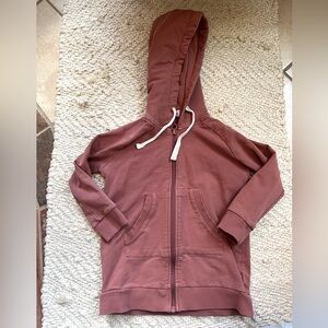 Janie Kay girls 5 sweatshirt Hoodie- Rose color